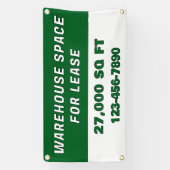 Customize Warehouse Space For Lease Business Banner (Vertikal)