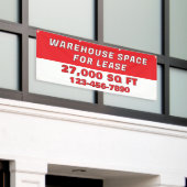 Customize Warehouse Space For Lease Business Banner (Äußeres Gebäude)