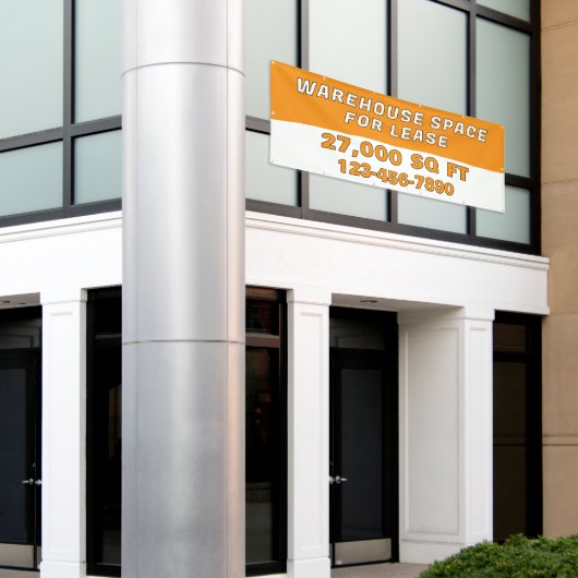 Customize Warehouse Space For Lease Business Banner (Äußeres Gebäude)