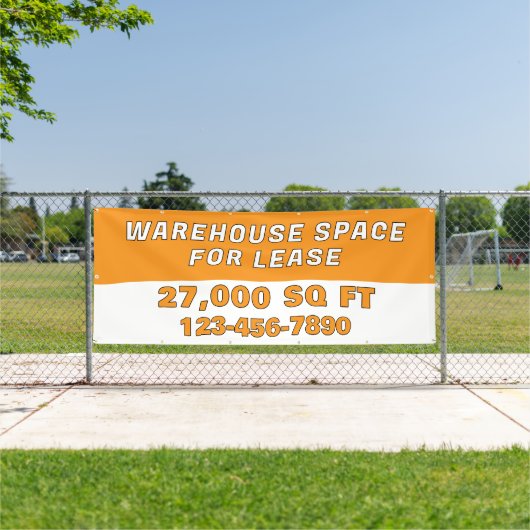 Customize Warehouse Space For Lease Business Banner (InSitu)