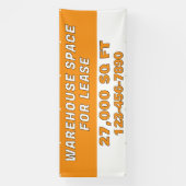 Customize Warehouse Space For Lease Business Banner (Vertikal)