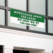 Customize Warehouse Space For Lease Business Banner (Äußeres Gebäude)