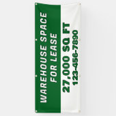 Customize Warehouse Space For Lease Business Banner (Vertikal)