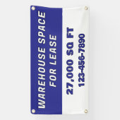 Customize Warehouse Space For Lease Business Banner (Vertikal)