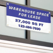 Customize Warehouse Space For Lease Business Banner (Äußeres Gebäude)