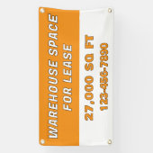 Customize Warehouse Space For Lease Business Banner (Vertikal)