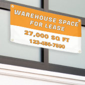 Customize Warehouse Space For Lease Business Banner (Äußeres Gebäude)