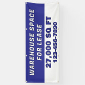 Customize Warehouse Space For Lease Business Banner (Vertikal)