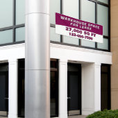 Customize Warehouse Space For Lease Business Banner (Äußeres Gebäude)