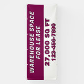 Customize Warehouse Space For Lease Business Banner (Vertikal)