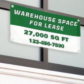 Customize Warehouse Space For Lease Business Banner (Äußeres Gebäude)