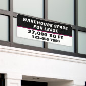 Customize Warehouse Space For Lease Business Banner (Äußeres Gebäude)