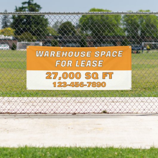 Customize Warehouse Space For Lease Business Banner (Insitu)