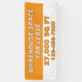 Customize Warehouse Space For Lease Business Banner (Vertikal)