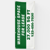 Customize Warehouse Space For Lease Business Banner (Vertikal)