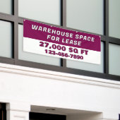 Customize Warehouse Space For Lease Business Banner (Äußeres Gebäude)