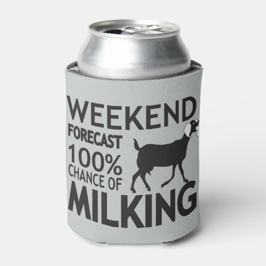 CUSTOMIZE Weekend Forecast Milk Nubische Ziege Dosenkühler (Kanne Vorderseite)
