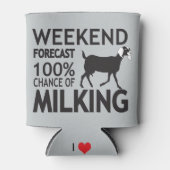 CUSTOMIZE Weekend Forecast Milk Nubische Ziege Dosenkühler (Vorderseite)