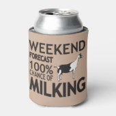 CUSTOMIZE Weekend Forecast Milking Alpziege Dosenkühler (Kanne Vorderseite)