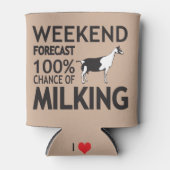 CUSTOMIZE Weekend Forecast Milking Alpziege Dosenkühler (Vorderseite)