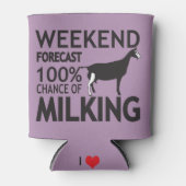 CUSTOMIZE Weekend Forecast Milking Toggenburg Dosenkühler (Vorderseite)