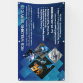 Customize Welding Contractor Services Business Banner (Vertikal)