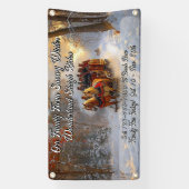 Customize Winter Wonderland Snow Sleigh Ride Promo Banner (Vertikal)