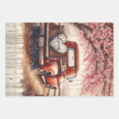 Customize Wrapping PaperTrucks Valentine Decoupage Geschenkpapier Set (Vorderseite 2)