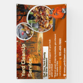 Customize Yard Leaf Clean Up Business Promotional Banner (Vertikal)