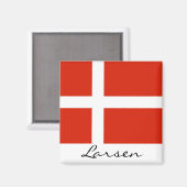 Customize Your Dannebrog! Magnet (Vorderseite/Rückseite)