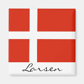 Customize Your Dannebrog! Magnet (Vorne)