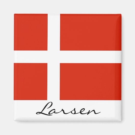 Customize Your Dannebrog! Magnet (Vorne)