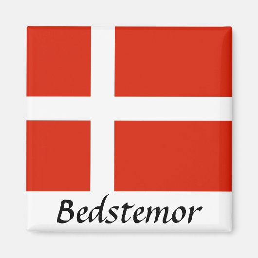 Customize Your Dannebrog! Magnet (Vorne)