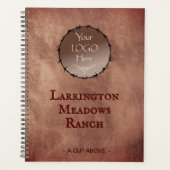 Customize Your Logo Horse Ranch Business Planner Planer (Vorderseite)