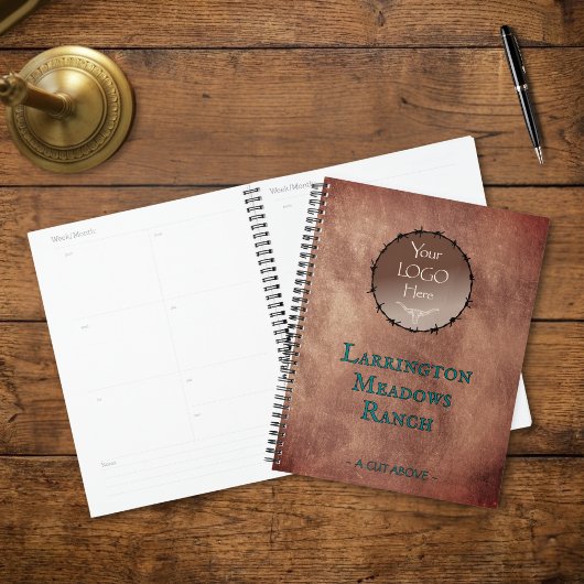 Customize Your Logo Horse Ranch Business Planner Planer