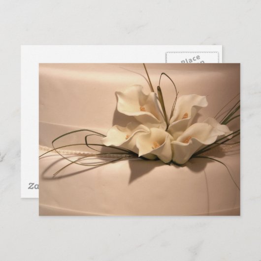 Customize your own calla lily postkarte (Vorne/Hinten)