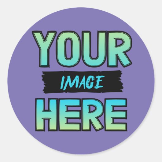 Customize Your Own Classic Round Stickers ! (Vorderseite)