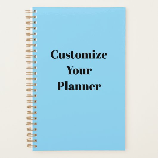 CUSTOMIZE YOUR PLANNER PLANER (Vorderseite)