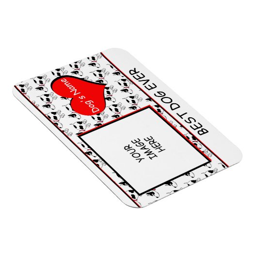 Customizeable bester Hundeüberhaupt Magnet (Rechte Seite)