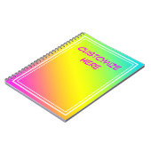 Customizeable bunter Notizblock (Linke Seite)