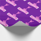 Customizeable Cheerleader-Flyer-Verpackungspapier Geschenkpapier (Ecke)