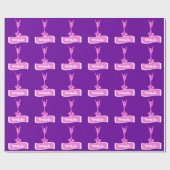 Customizeable Cheerleader-Flyer-Verpackungspapier Geschenkpapier (Flach)