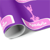 Customizeable Cheerleader-Flyer-Verpackungspapier Geschenkpapier (Rolleneckpunkt)