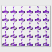 Customizeable Cheerleader-Flyer-Verpackungspapier Geschenkpapier (Flach)