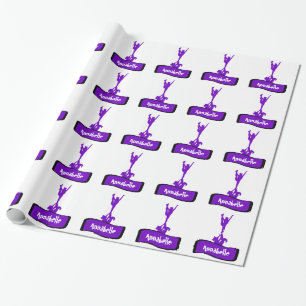Customizeable Cheerleader-Flyer-Verpackungspapier Geschenkpapier