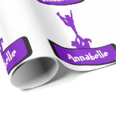 Customizeable Cheerleader-Flyer-Verpackungspapier Geschenkpapier (Rolleneckpunkt)