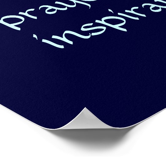 CustomizeABLE-Poster Poster (Ecke)