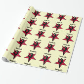 Customizeable rotes geschenkpapier (Ungerollt)