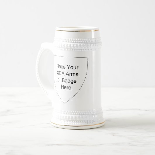 Customizeable SCA Stein Bierglas (Vorderseite Links)