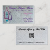 Customizeable Spirituosenladen-Visitenkarten Visitenkarte (Vorne/Hinten)